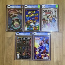 Comichefte CGC / Simpsons Bartcode POP6 /Strange Academy / Batman 66 / Marvel  