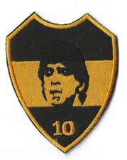 Diego Maradona Boca Juniors Aufnäher Aufbügler Patch Badge Logo 7,0 x 9,0cm  