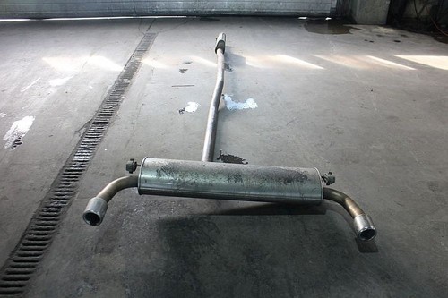 Auspuffanlage hinten endtopf - auspuffanlage,