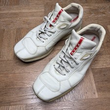 Prada White Leather Men’s 10