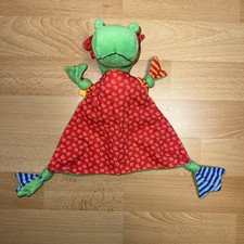 Sigikid Drache, Schmusetuch, Kuscheltuch, Grün Rot