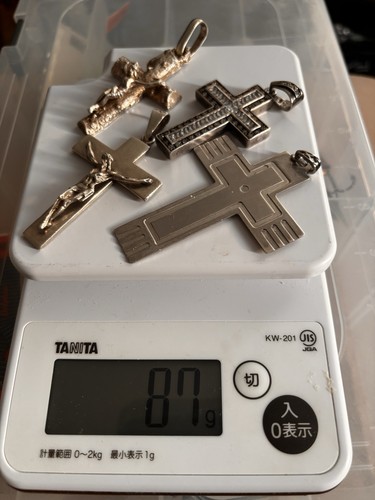 Kreuz anhänger xxl - anhänger, 925