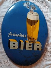 Blechschild 50 Jahre - Frisches Bier - kein Emaille - 58 cm