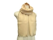 GUCCI Schal Beige/Schwarz 100%