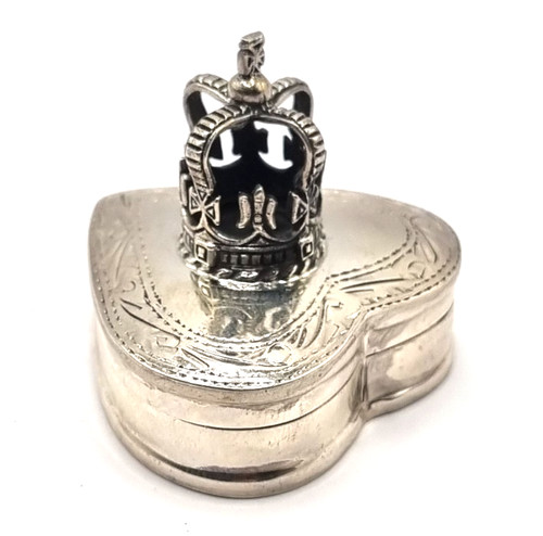 Seltene sterling silber dose - sterling,
