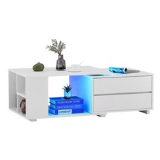 LED Couchtisch ausziehbar mit