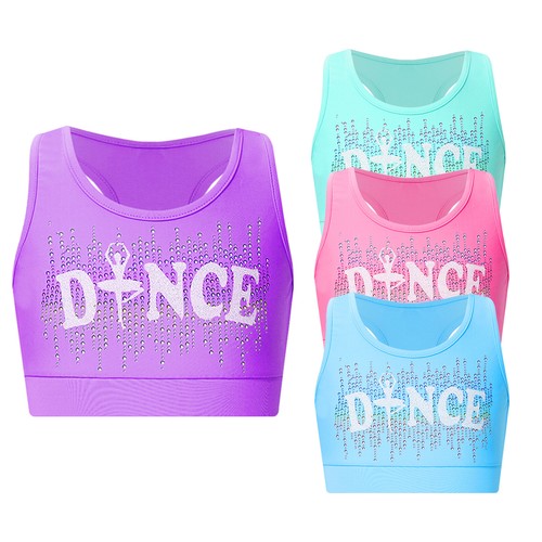 Mädchen glitzer crop top - mädchen,