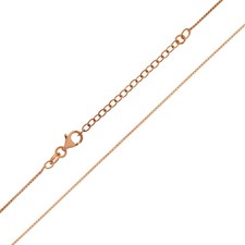 Rosévergoldete venezianische Kette aus Sterlingsilber