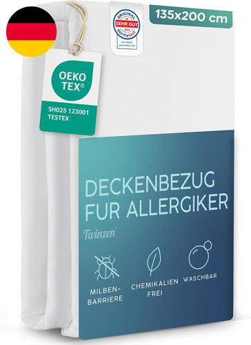 Twinzen milbenbezug bettdecke - twinzen,