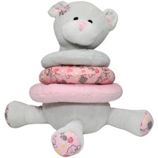 Grauer Quietsch-Bär mit