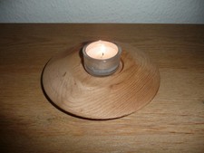 Zirbenholz Teelichthalter - sehr gut erhalten