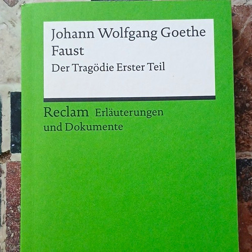Reclam goethe faust - reclam,