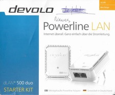 Devolo dLAN 500 duo - Starter Kit - Bridge - an Wandsteckdose anschließbar