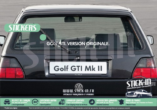 Golf gti aufkleber - golf,