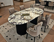 Calacatta Viola Marmor Oval