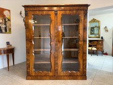 Biedermeier Vitrinenschrank