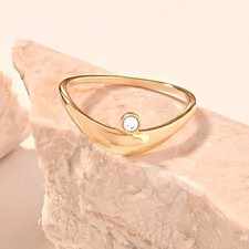 Solitär 0,10 kt Rundschliff