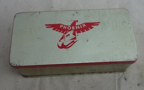 Alte blechdose phoenix - blechdose,
