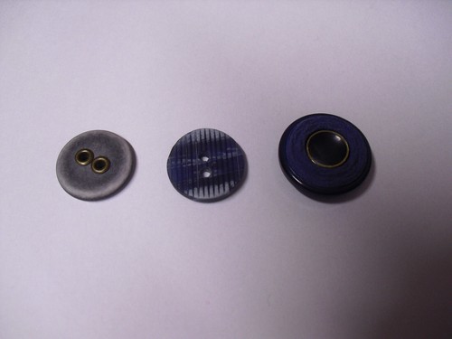 Knöpfe 20mm jeansblau - knöpfe,