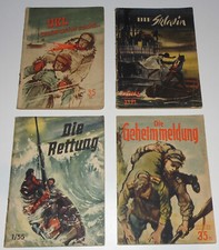 4 kleine Romanhefte aus DDR