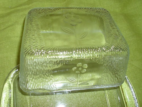 Glas butterdose - butterdose, /