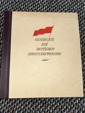 DDR Sammelbilderalbum Sammelbilder Album Geschichte der deutschen Arbeiterbewegu