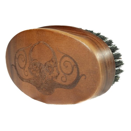 Bartbürste oval aus holz - aus,