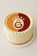 Galatasaray Tortenaufleger Galatasaray Torte 20cm Personalisierbar 5 Sterne