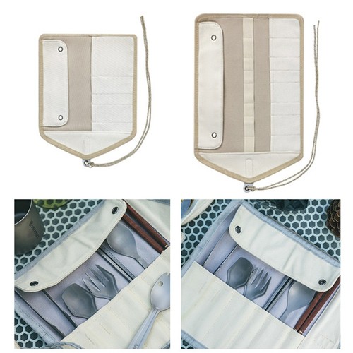 Tragbare canvas bestecktasche - tragbare,