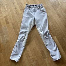 Euro-Star Reithose ,Hochbund, Gr. 34 mit Echtleder