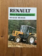 Orig. RENAULT Traktor 65-12LS / 65-14LS Prospekt Brochure Schlepper Bulldog B7