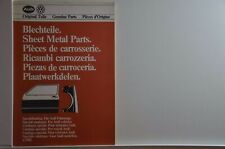 Audi Katalog Blechteile Bildkatalog Audi 80 90 100 200 coupe Ausgabe 01/1982