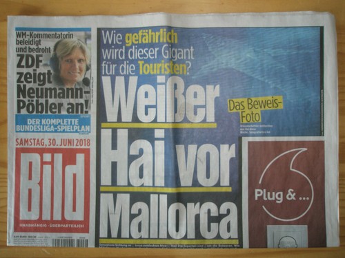 Bildzeitung 2018 ein - bildzeitung, 30.06.2018