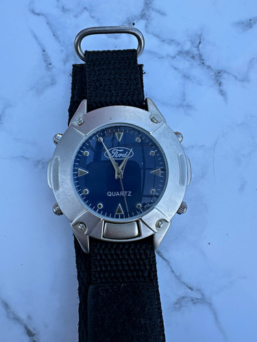 Ford armbanduhr blau silber - ford,
