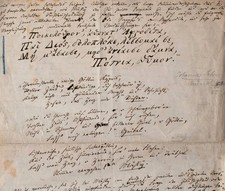 Johannes Scherr Autograph