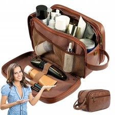 Kosmetiktasche groß Leder