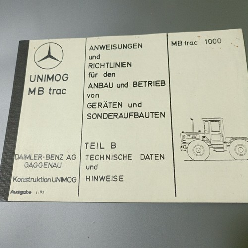 Original anweisung trac - original,