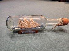 Das Buddelschiff  "Gorch Fock" ,ca 30 cm - sehr guter Zustand-