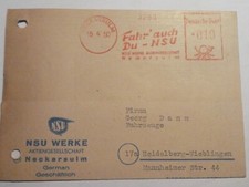NSU WERKE Neckarsulm Karte