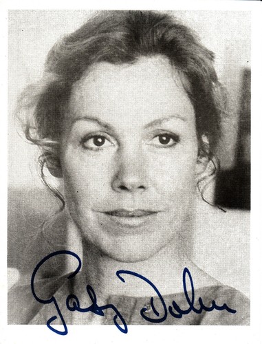Gaby dohm autogramm karte - dohm,