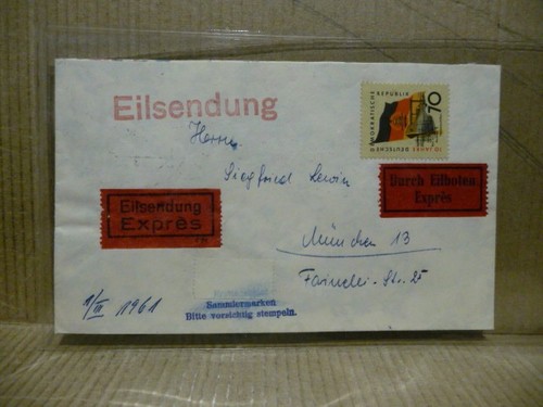 Ddr brief als eilsendung - brief,