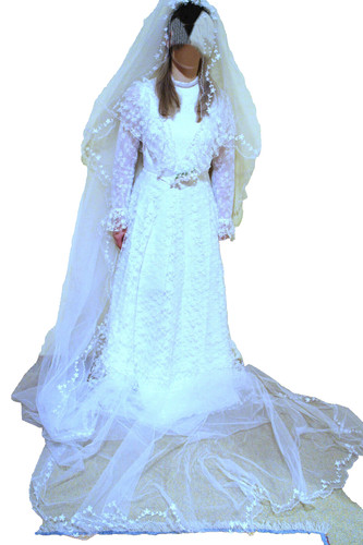 Brautkleid hochgeschlossen - brautkleid, gr
