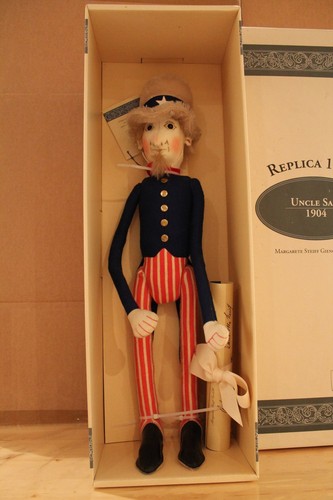 Steiff 411601 uncle sam - sam, 1904