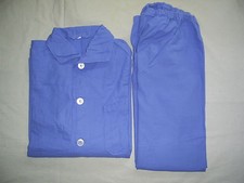 2 Stück Bundeswehr Schlafanzüge, Schlafanzug, blau, 2tlg.