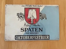 Blechschild 20cm x 30cm Spaten