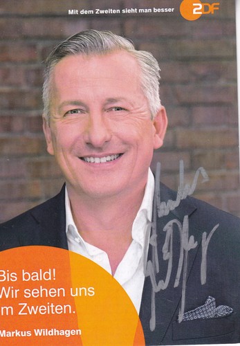 Autogramm markus wildhagen - -,