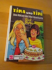 Enid Blyton TINA UND TINI Schneider Buch Das Rätsel der Marzipantorte von 1979