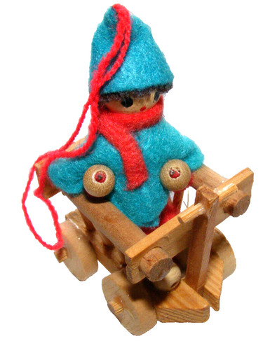 Bollerwagen holzpüppchen - bollerwagen,
