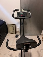 Klappbarer Heimtrainer mit trainings computer, 2,5kg Schwungmasse - Schwarz& ROT