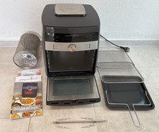 Pampered Chef Deluxe Air Fryer Heißluftfritteuse Mini Backofen mit Zubehör 